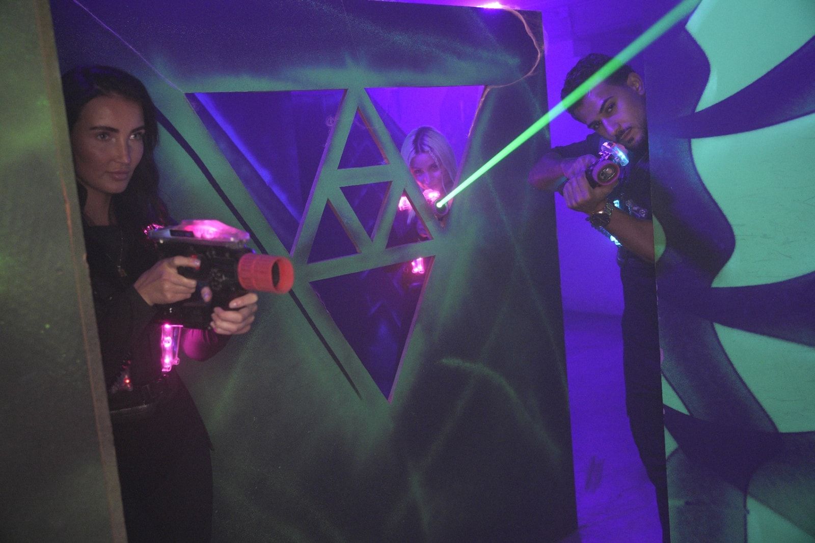 Lasertag Spieler in der Arena – TAGTIX Lippstadt